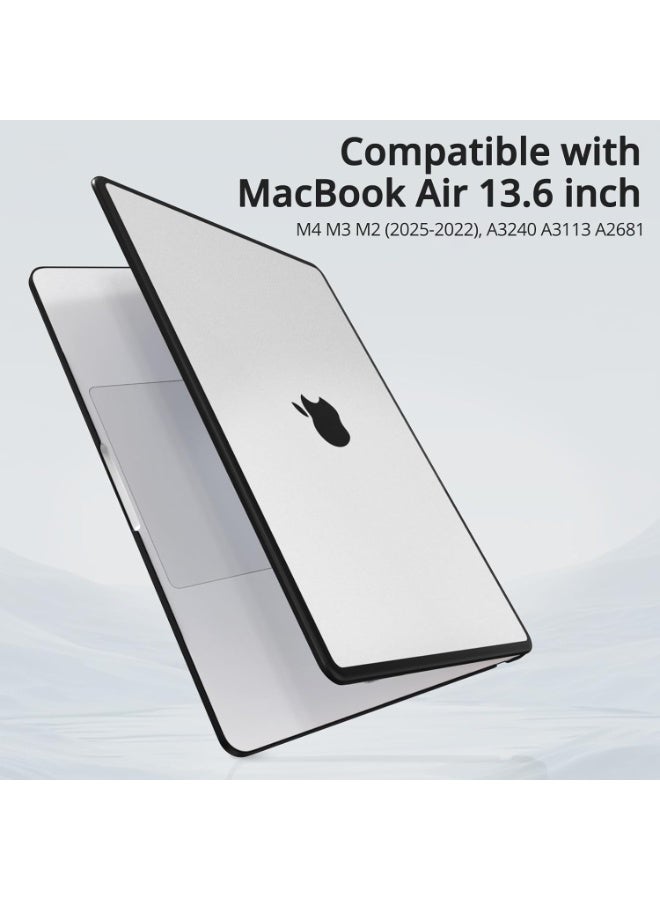Digipace MacBook Air 13.6 Case (A3240/A3113/A2681), Matte Frosted Hard Shell with Shock-Absorbing TPU Bumper - Image 2